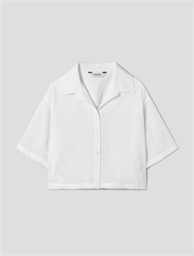 nagonstans easy care cropped shirt