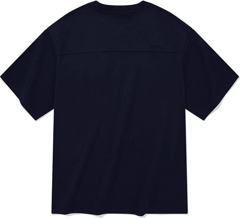 Tシャツ・カットソー COVERNAT Round Pocket T-Shirt Navy Covernat Unisex Round Pocket Tee Shirt Navy | Basic Tees for