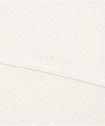 Covernat Unisex Round Pocket Tee Shirt White | Basic Tees