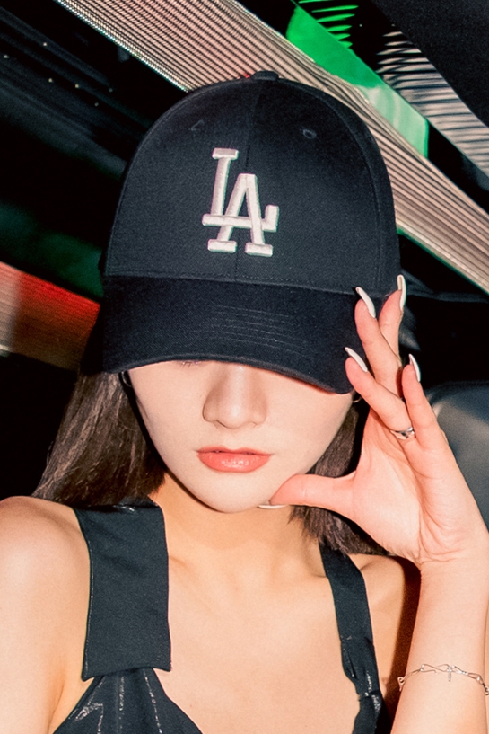 MLB Unisex New Fit Structured Ball Cap LA Dodgers Black