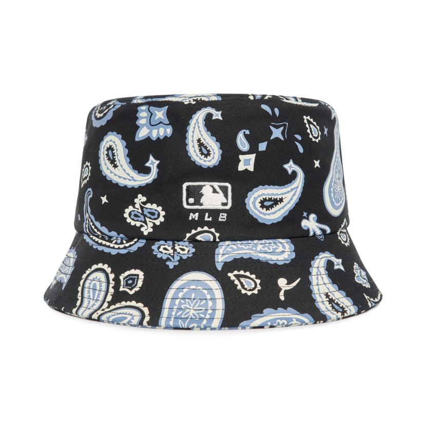 Genuine MLB Paisley Bucket Hat New York Yankees NY (Black)