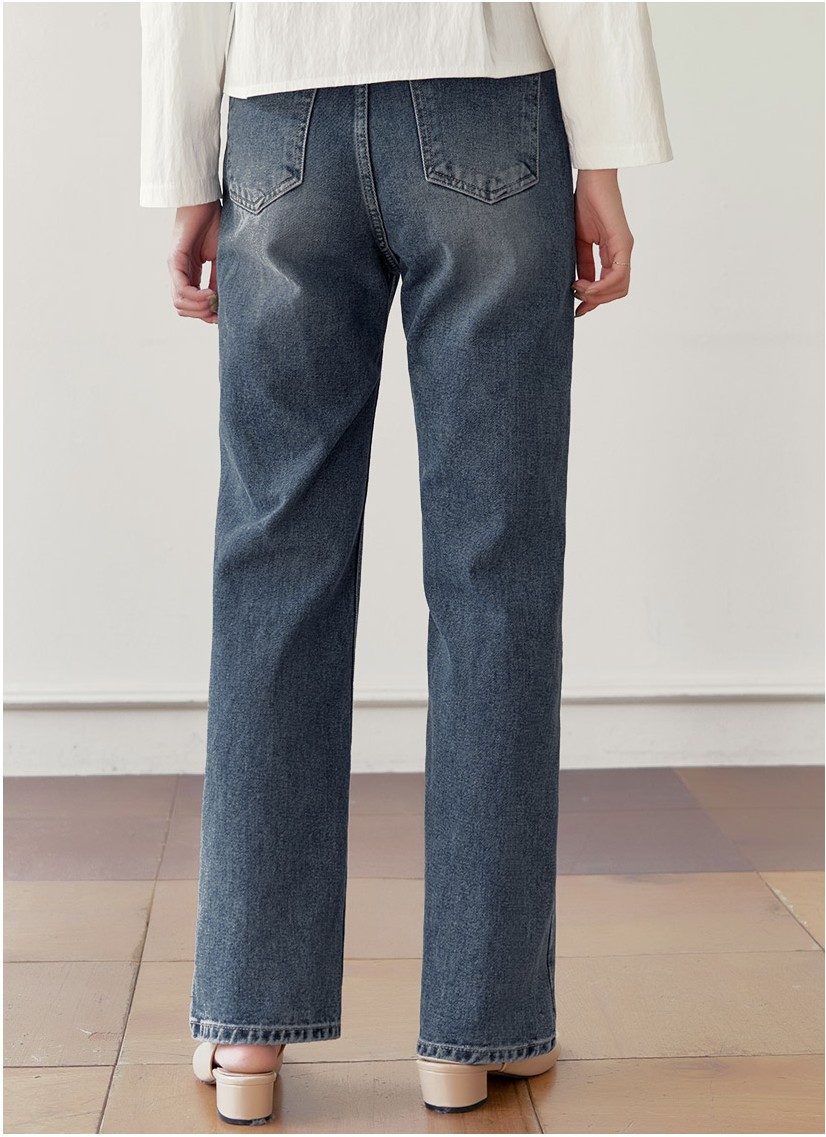 TWEE Raon Straight Denim Pants | Straight for Women | KOODING