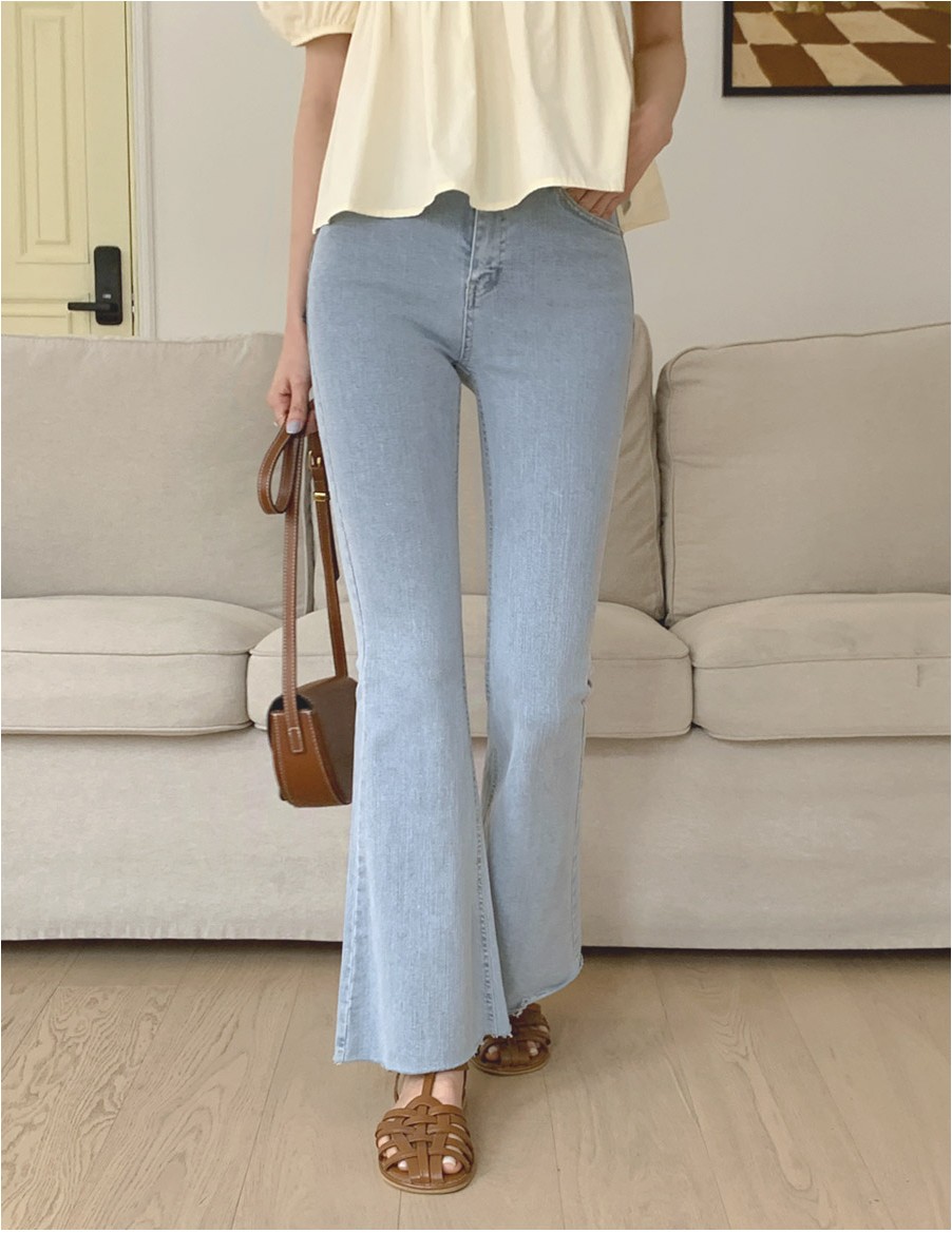 TWEE Poison Boot Cut Denim Pants | Bootcut for Women | KOODING