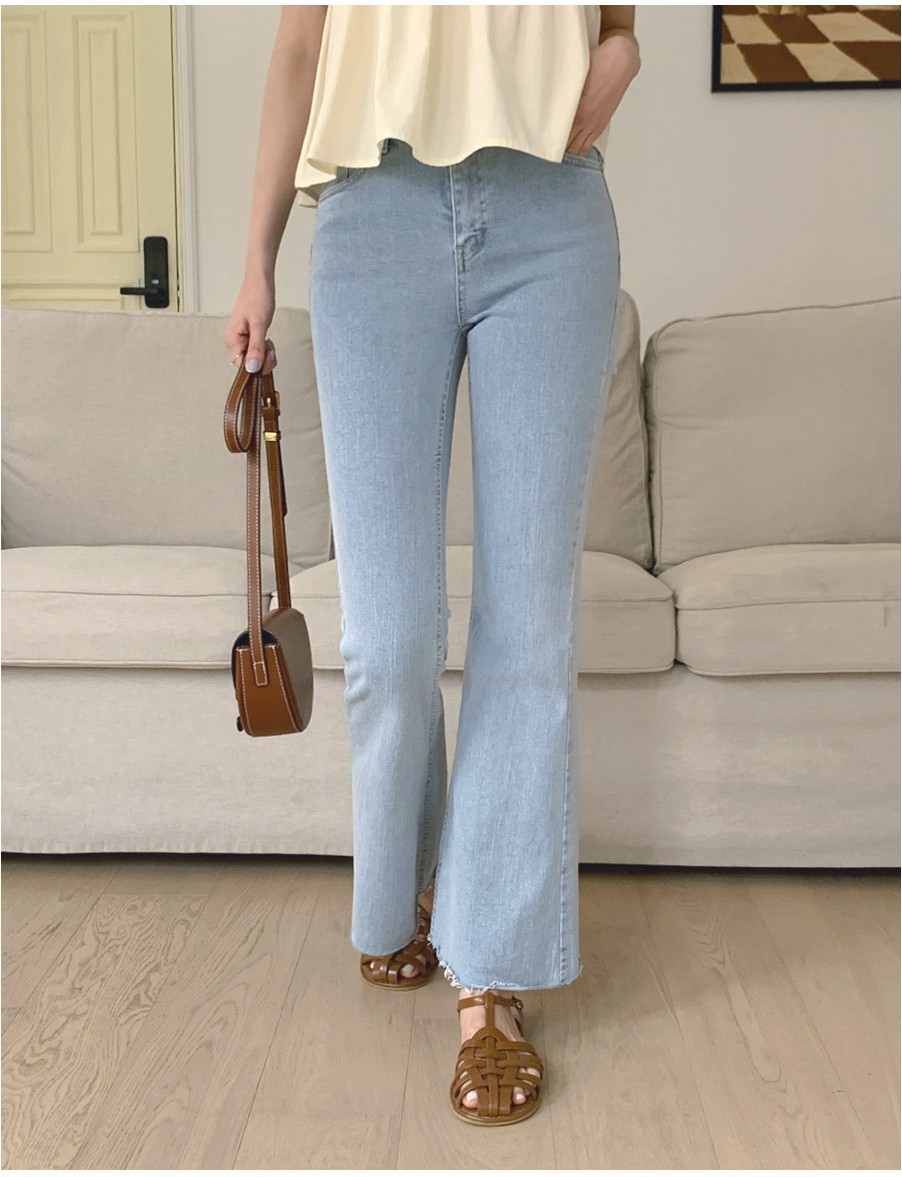 TWEE Poison Boot Cut Denim Pants | Bootcut for Women | KOODING