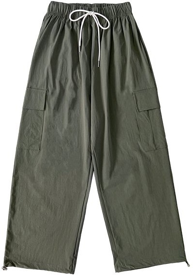 FLYDAY Nylon Cargo Wide Pants | Joggers & Sweatpants for Men | KOODING