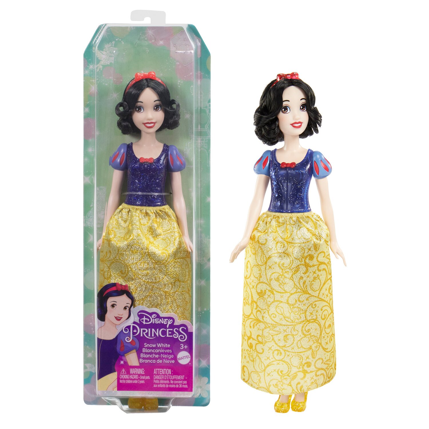 Disney Princess assorted mini glitter dolls 8cm