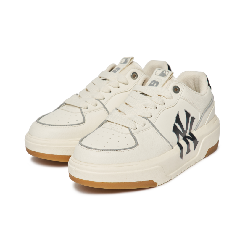 MLB NY Yankees Bigball Chunky Mask Sneakers Beige Gum