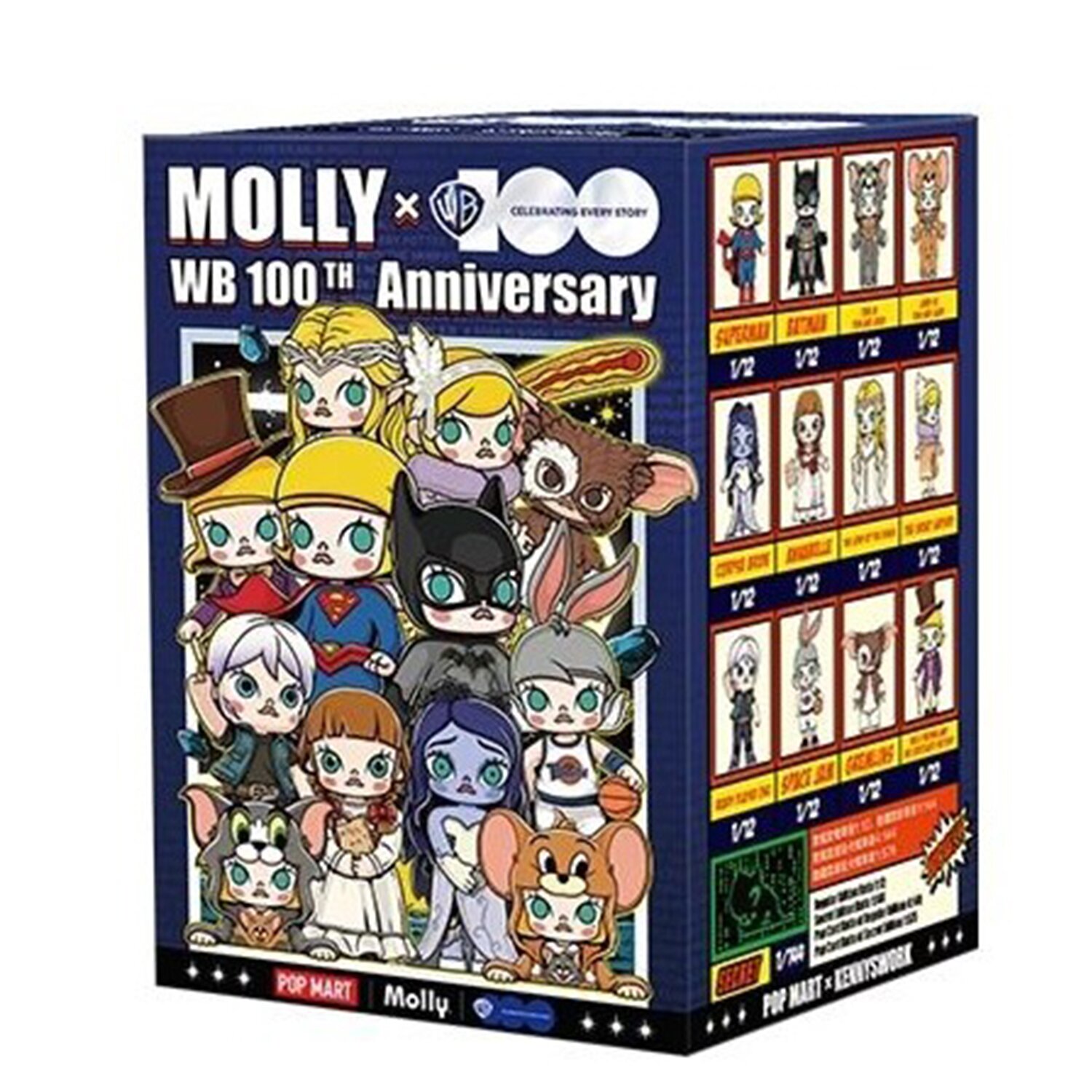 Popmart MOLLY × Warner Bros 100th Anniversary Series Figures