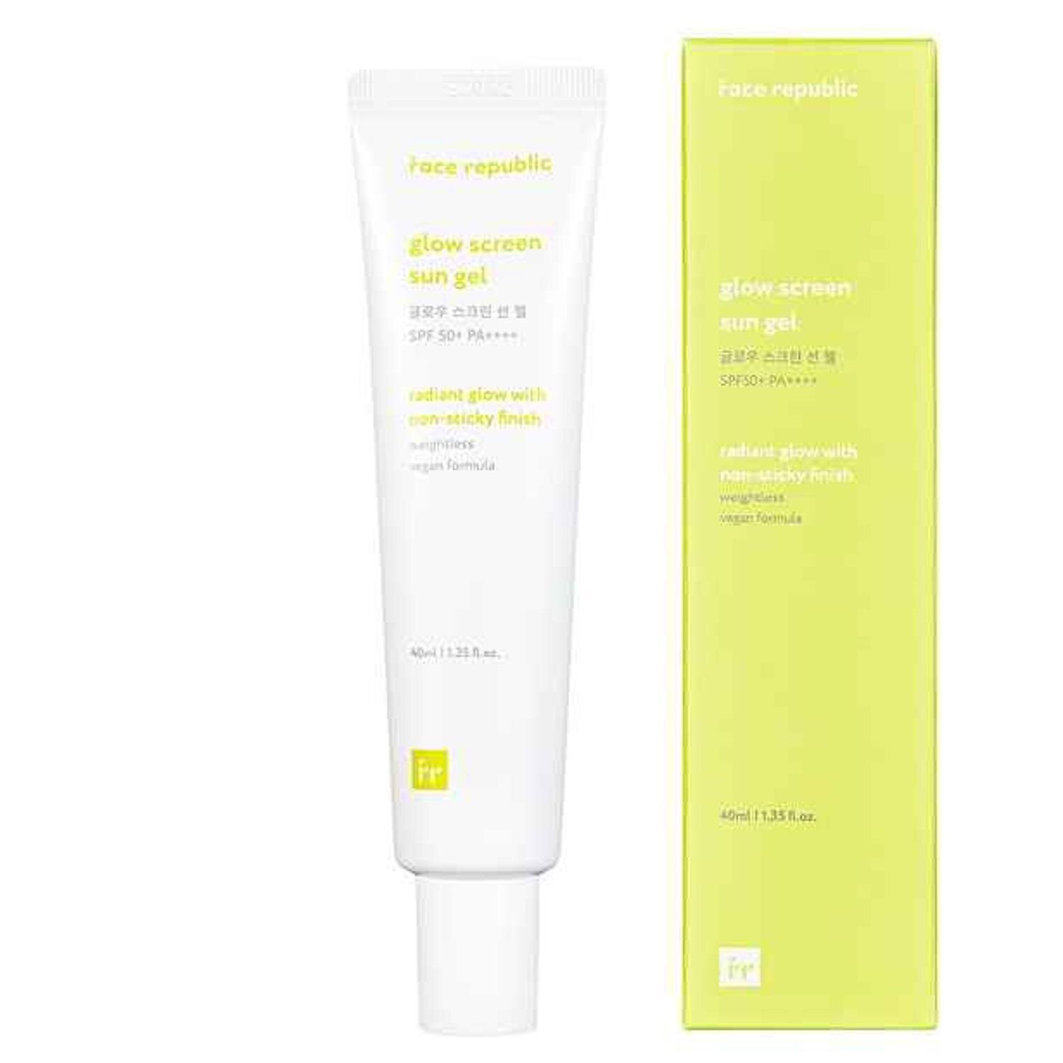 Face Republic Glow Screen Sun Gel SPF50+ 40ml KOODING