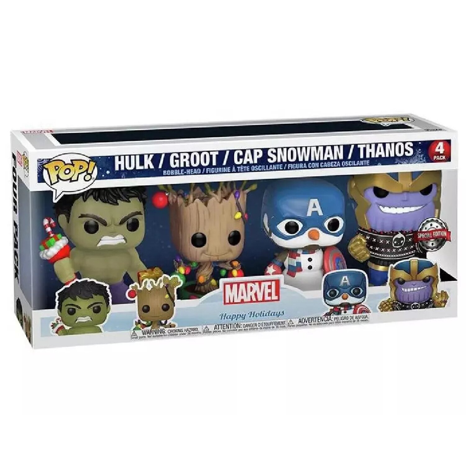 Funko POP Marvel: Holiday Toy Figures 16x35x9cm | KOODING