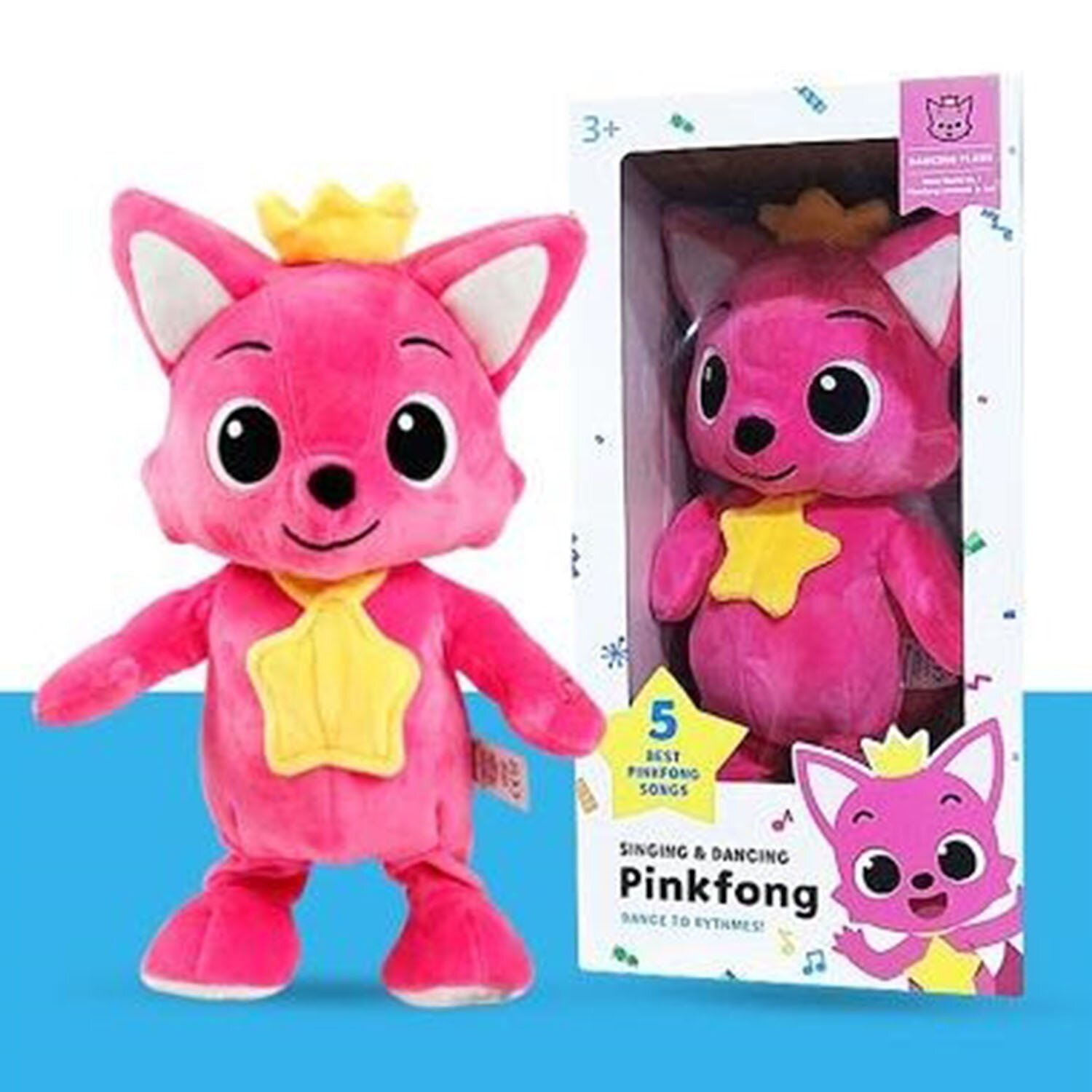 Babyshark - Pinkfong Dancing Doll 20x18x36cm | KOODING