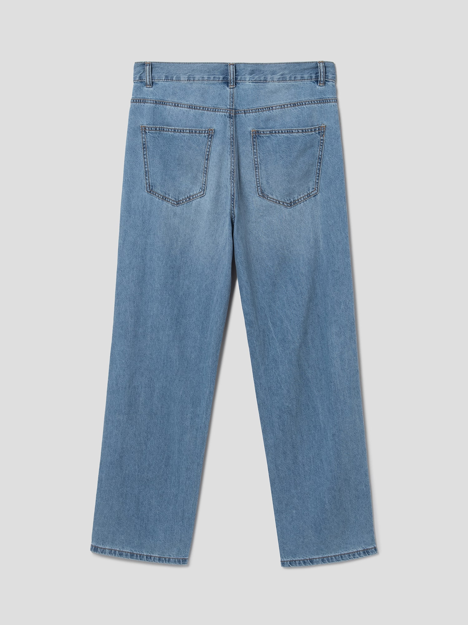 8seconds Light Weight Semi Wide Fit Denim Pants Blue | Relaxed for