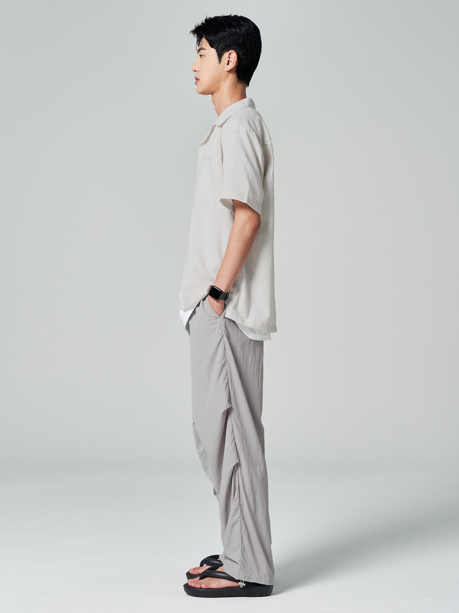 PARACHUTE PANTS IN GRAY – HSO