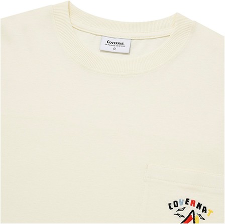 スウェット・トレーナー COVERNAT Sailing Boat Man to Man Ivory Covernat Unisex Sailing Boat Sweatshirt Ivory | Sweatshirts