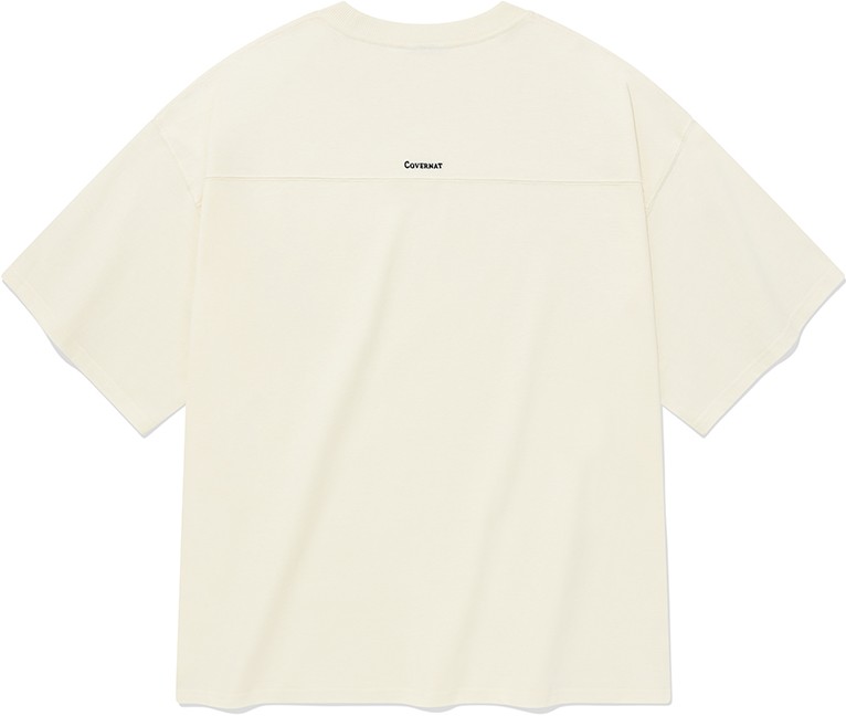 Covernat Unisex Hot Summer Sailor Boat Tee Shirt Ivory