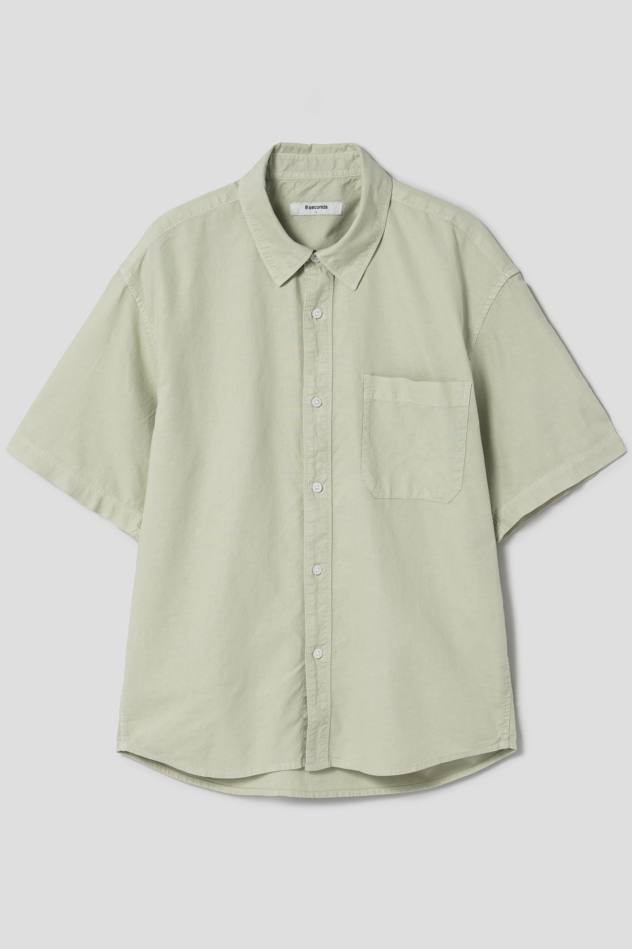 8seconds Oxford Garment Dyeing Half Sleeve Shirt Yellow
