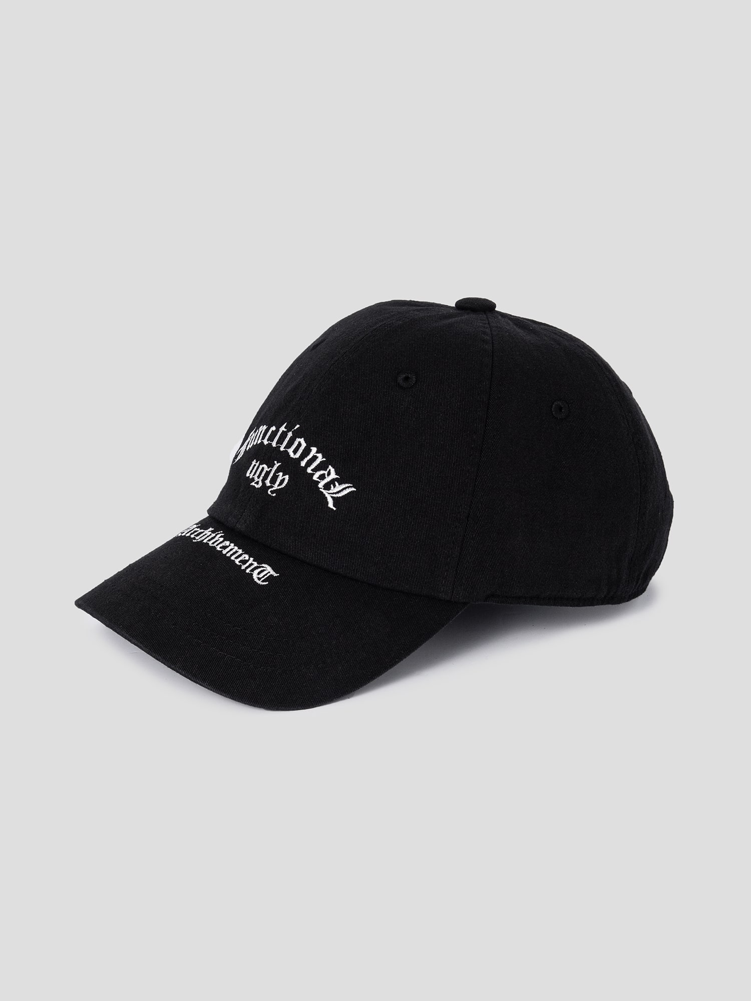 帽子 LETTERING WASHED BALL CAP IN BLACK Men's Baseball Caps Embroidered Sport Letter N Washed Cotton