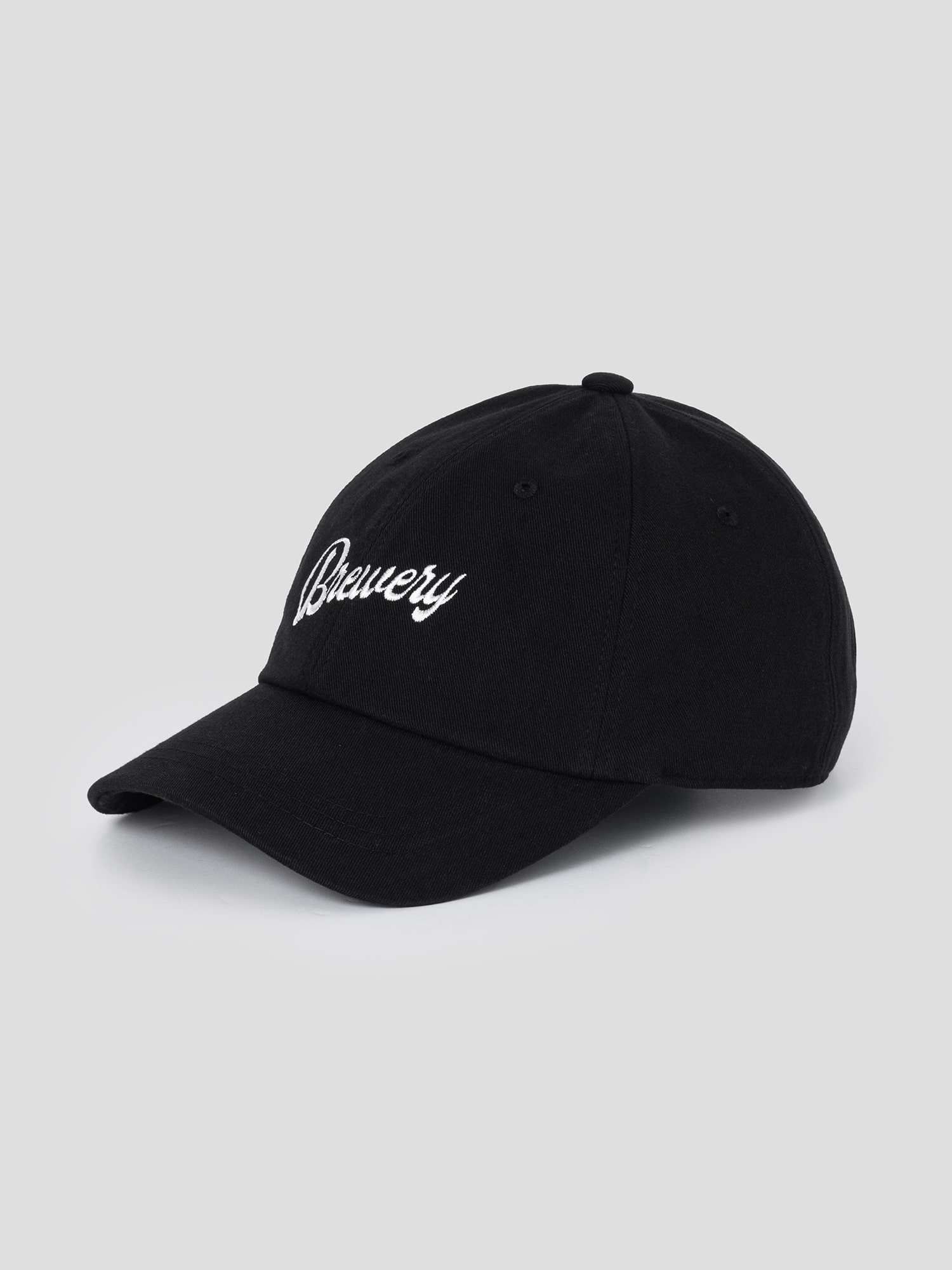 8seconds Cotton Lettering Print Washing Ball Cap Black