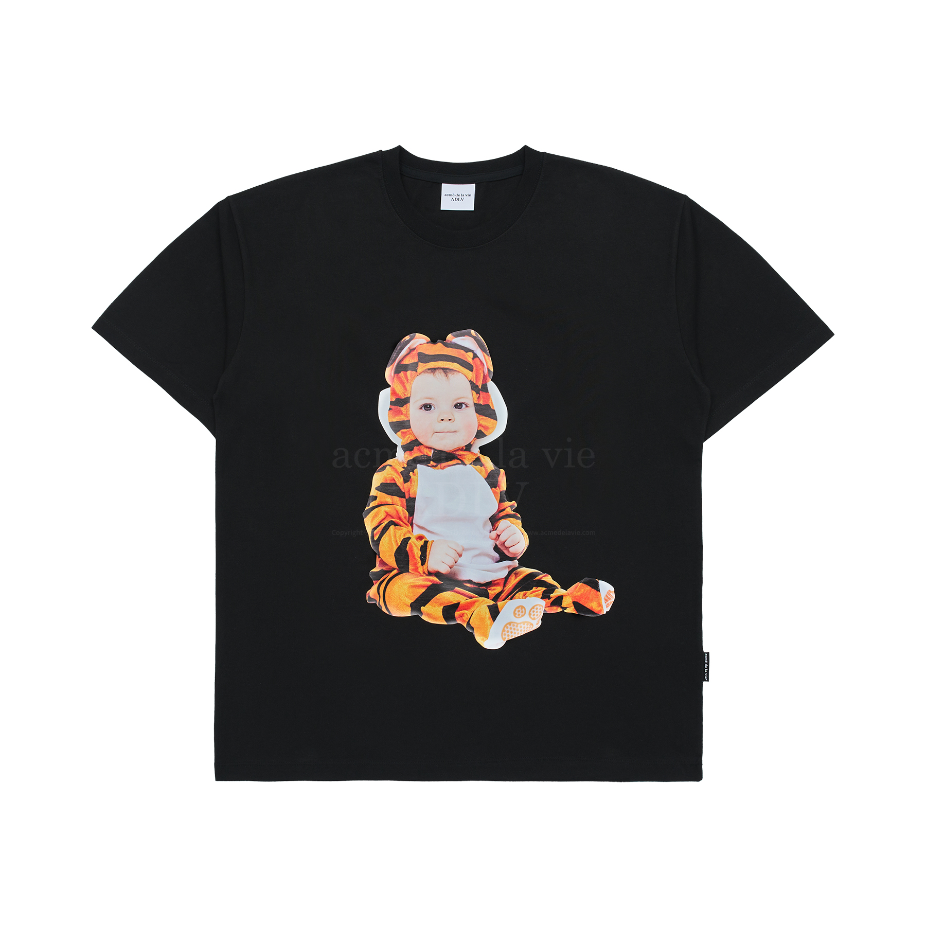 【acme'delavie】★BABY FACE T-SHIR.T★WHITE GREEN KNIT GIRL MUSINSA | acmé de la vie ADLV BABY FACE SHORT SLEEVE T-SHIRT