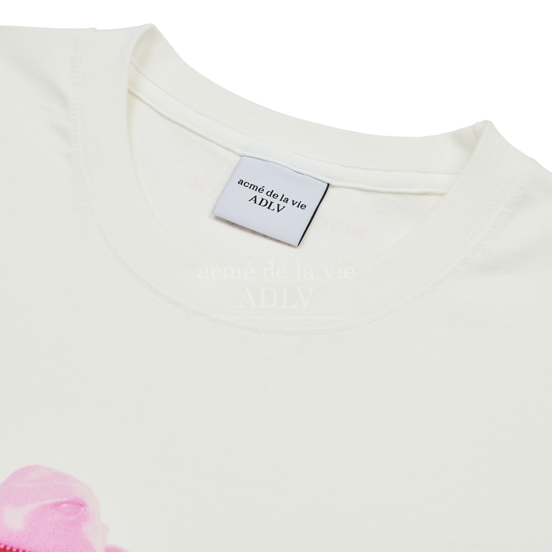 アクメドラビ★UNI_DIN2LS CREATURE LETTERING SHORT SLEEVE_3色 acme de la vie