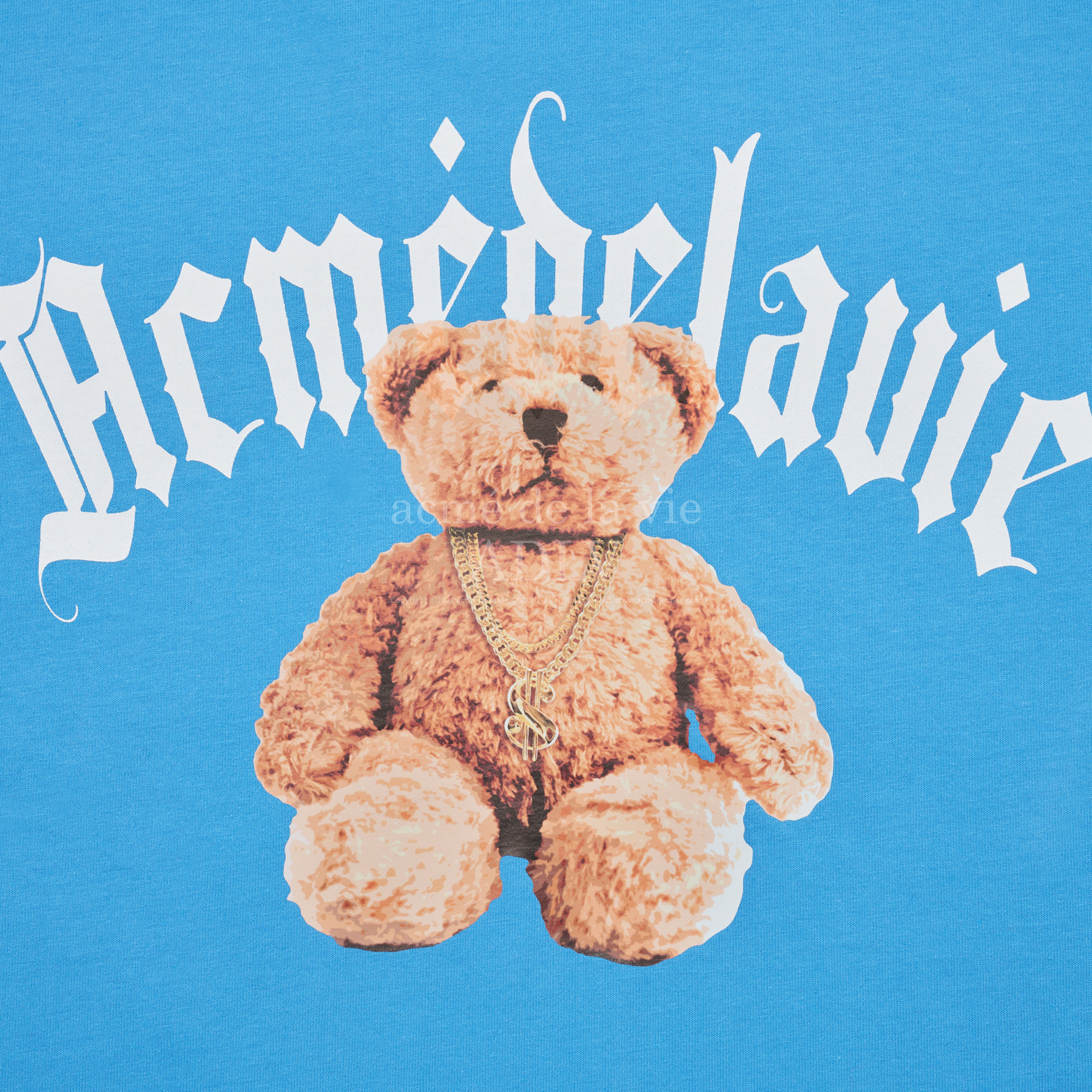 ●ACME DE LA VIE●GOLD CHAIN BEAR DOLL SHORT SLEEVE T-SHIRT acme de la vie Unisex Gold Chain Bear Doll Short Sleeve Tee