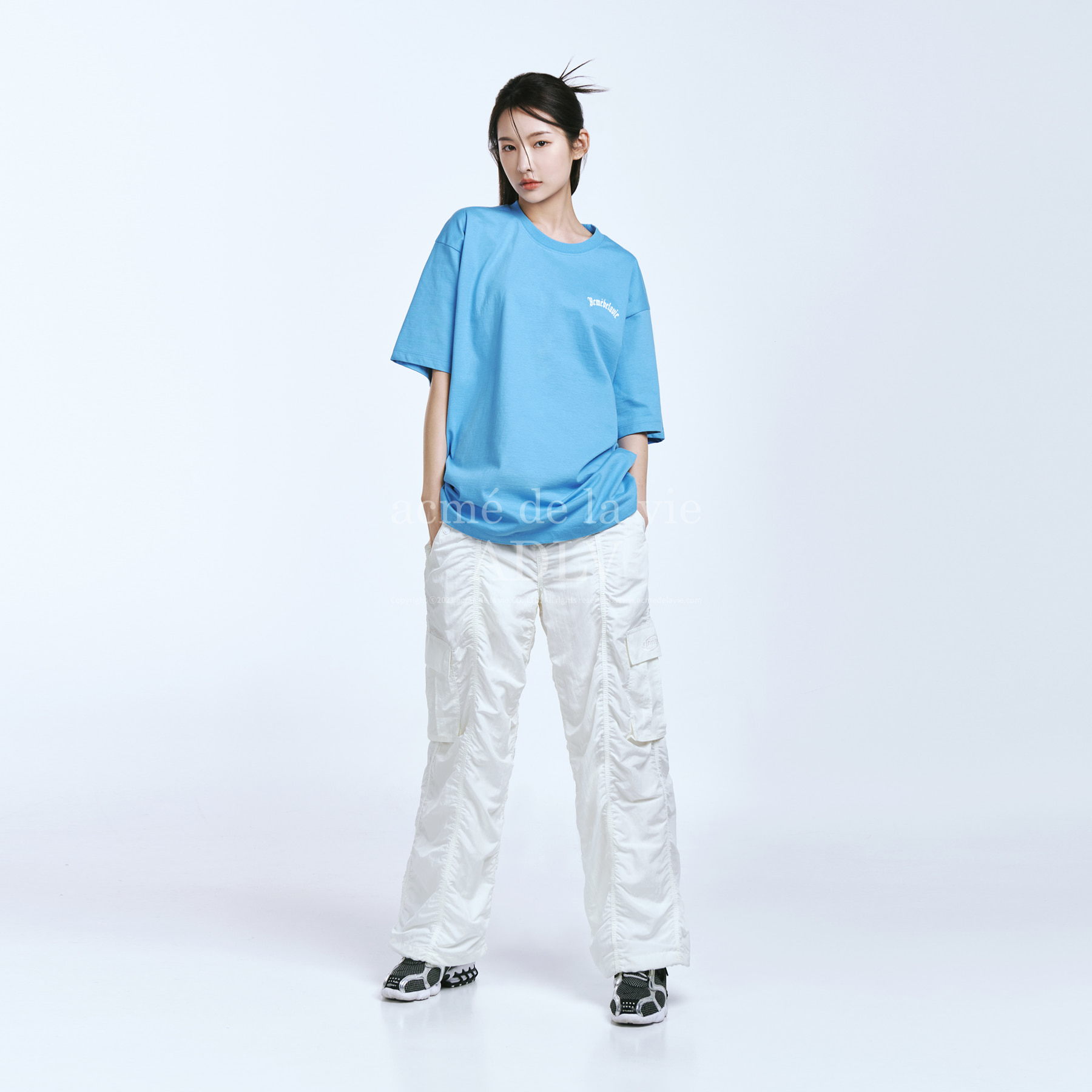 ★【acme'de la vie】★GOLD CHAIN BEAR DOLL SHORT SLEEV.E T★ acme de la vie Unisex Gold Chain Bear Doll Short Sleeve Tee