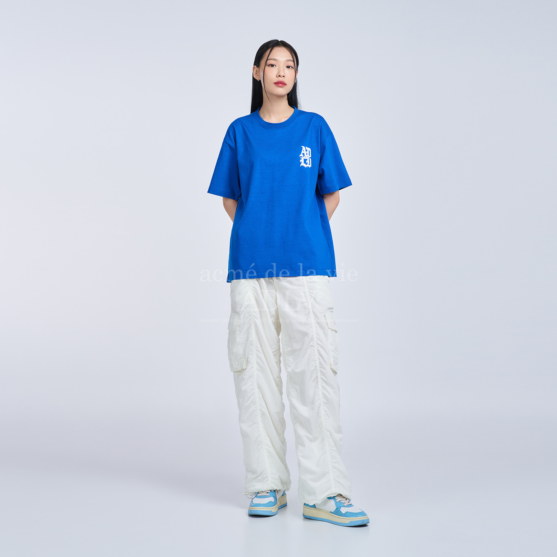 Tシャツ・カットソー ACME DE LA VIE CRAYON DRAWING LOGO SHORT SLEEVE T-SHIRT acmé de la vie ADLV CRAYON DRAWING LOGO SHORT SLEEVE T-SHIRT