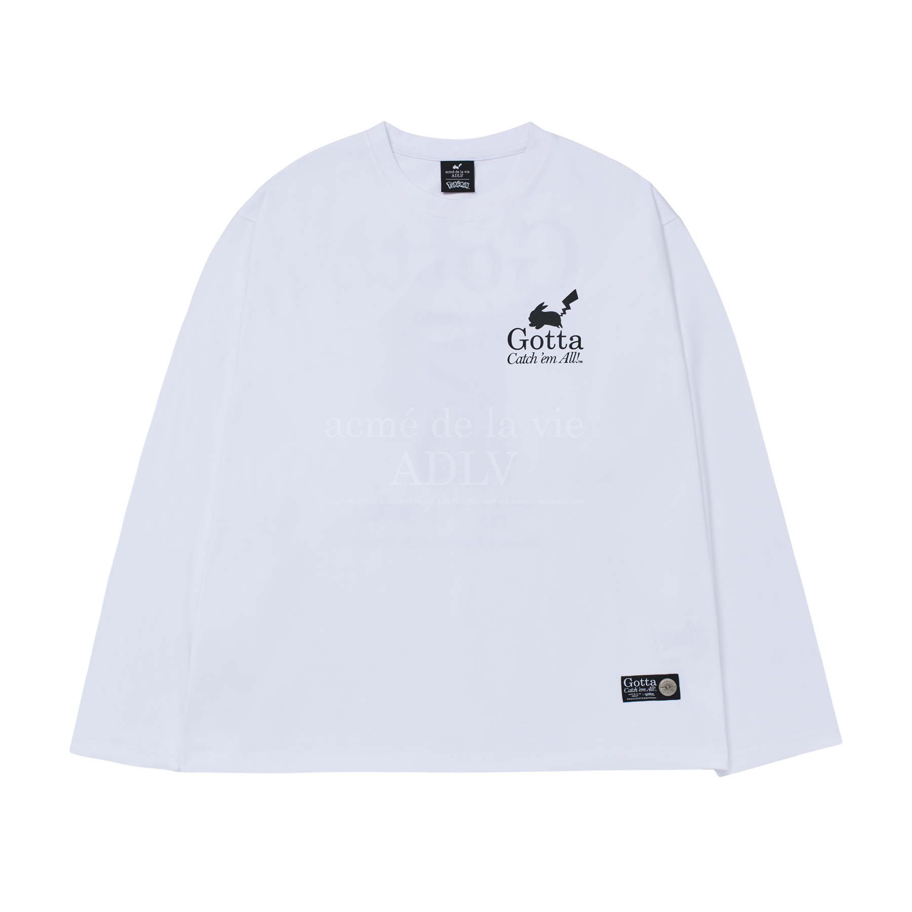 関税込★ACME DE LA VIE★HOLOGRAM BEAR SHORT SLEEVE T-SHIRT acme de la vie Unisex Essential Logo Season 2 Short Sleeve