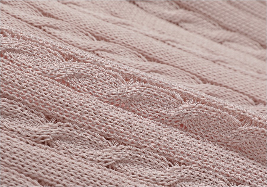 Cable Knit Crew Neck Jumper | Pink | Tommy Hilfiger