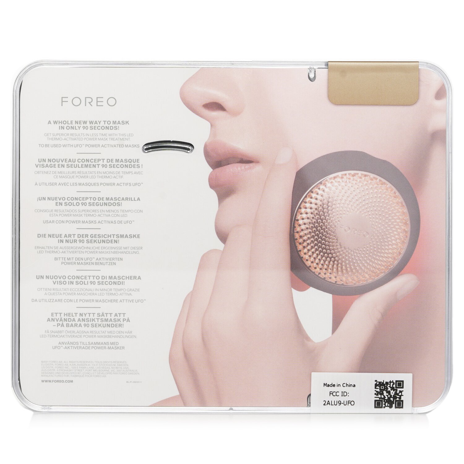 FOREO UFO 2 Smart Mask Treatment Device - # Black 1pcs | KOODING | Gesichtsbürsten