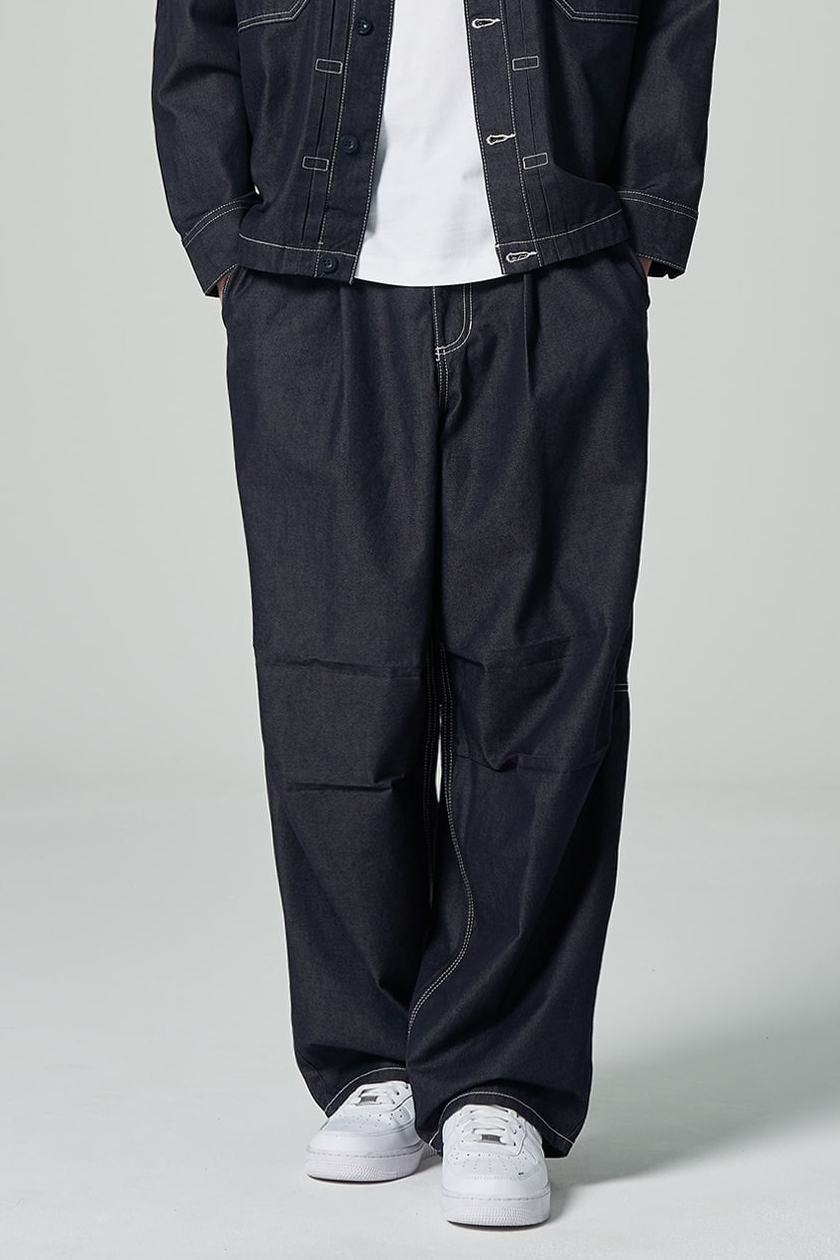 8seconds Non Fade Denim Parachute Pants Navy, Joggers & Sweatpants for Men