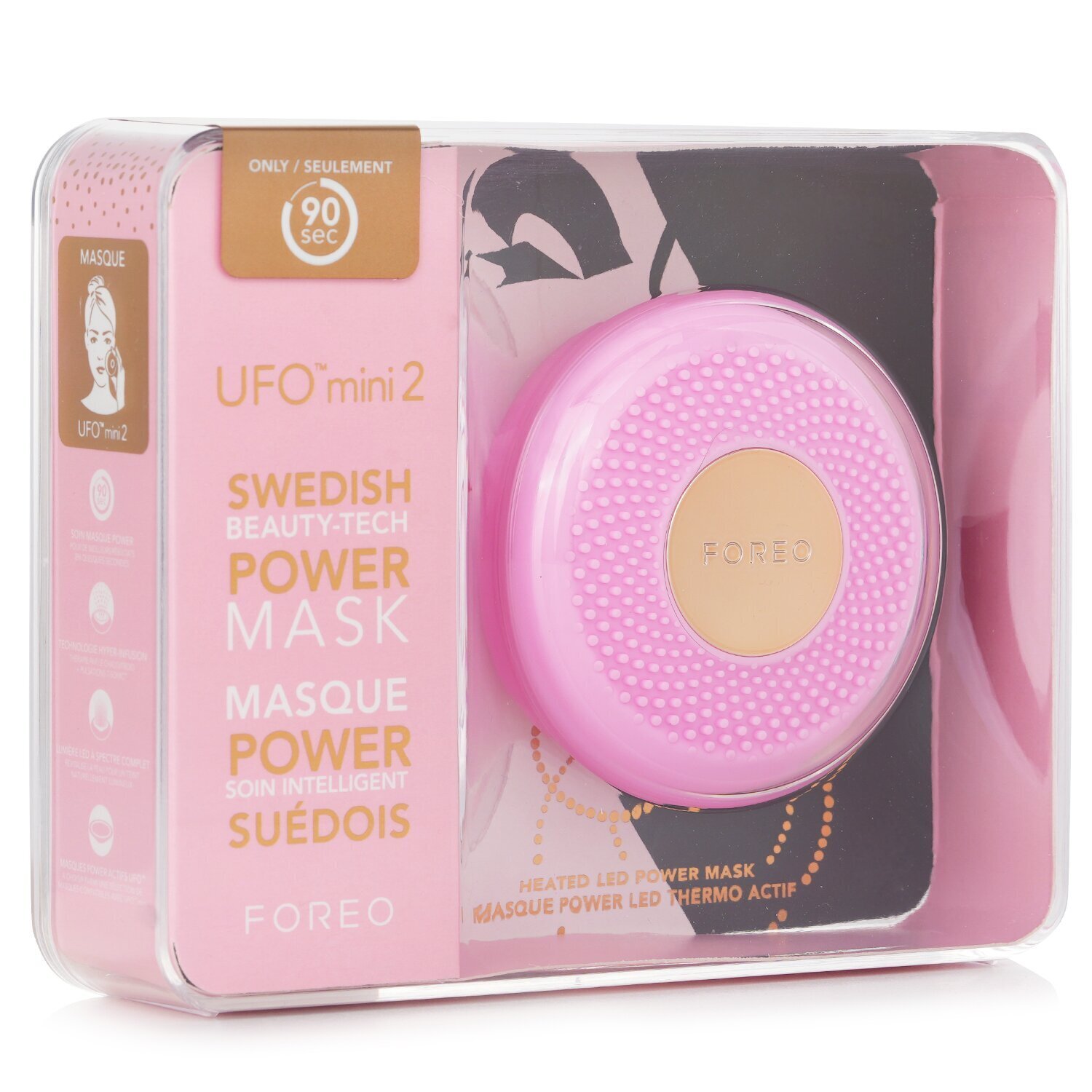 FOREO UFO Mini 2 Smart Device Treatment # KOODING | Mask Pink 1pcs Pearl 