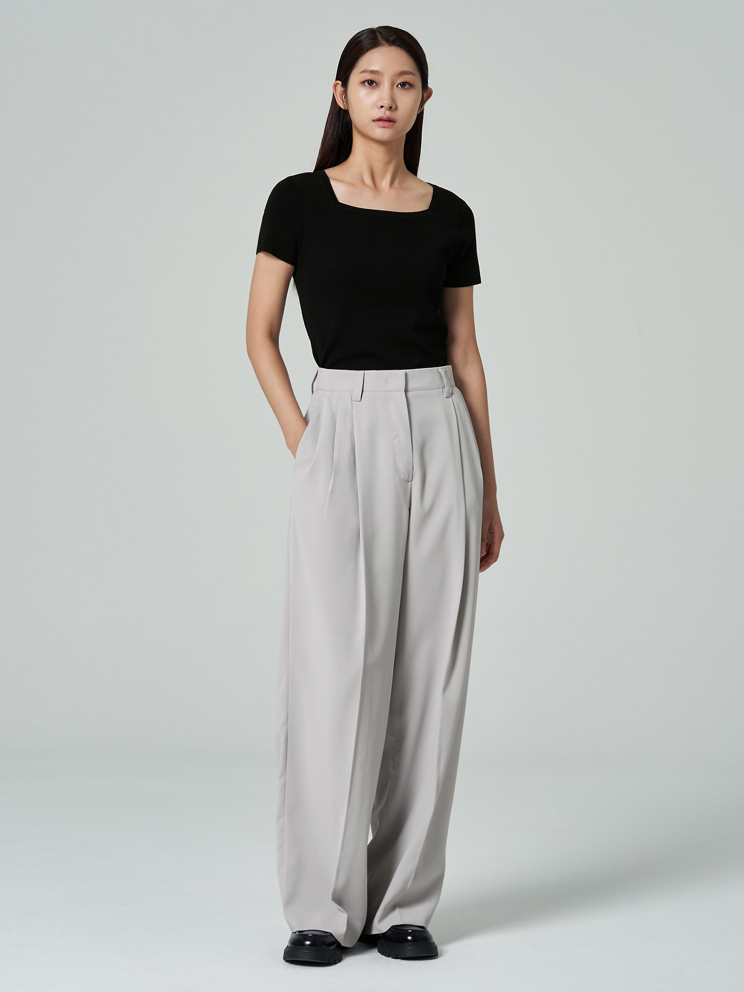 【SCENERITY】Simple banding slacks Pembrook Mens Elastic Waist Pants for Seniors - Adaptive