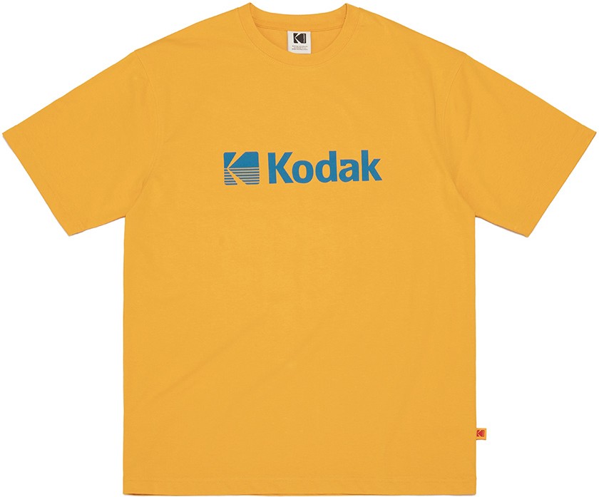 KODAK■Big Logo Cotton Short Sleeve T-shirt■送料込 Kodak Apparel Unisex Back Mesh Big Wording Logo Short Sleeve