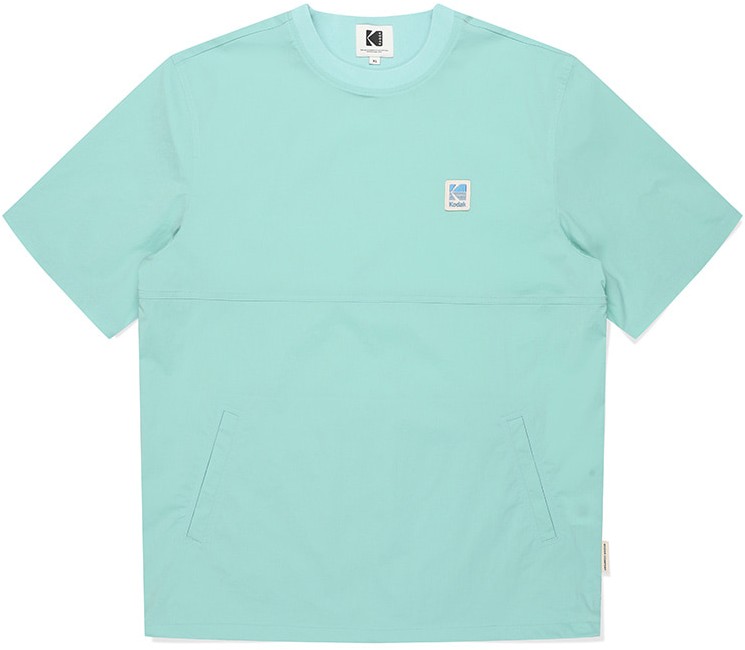 ★KODAK★ Summer Colorama Coolmax Short Sleeve T-shirt GREEN Kodak Apparel Hot Summer Crop Short Sleeve Tee Shirt Green