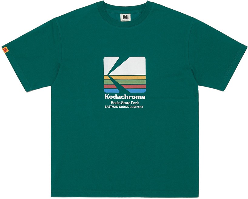 Kodak Apparel Unisex Trip Rainbow Big Logo Short Sleeve Tee
