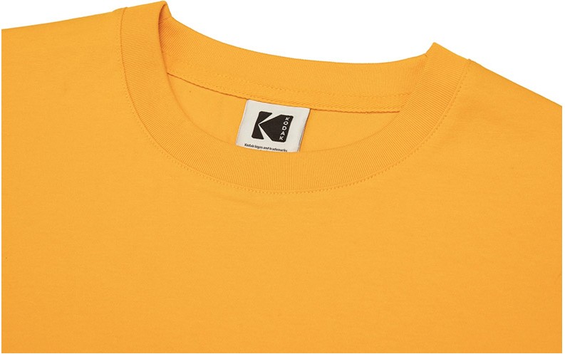 ★KODAK★ Rainbow Sorona Short Sleeve T-shirt YELLOW Kodak Apparel Unisex Trip Rainbow Big Logo Short Sleeve Tee