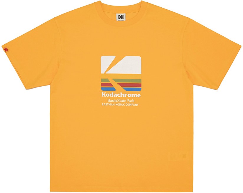 Kodak Apparel Unisex Trip Rainbow Big Logo Short Sleeve Tee