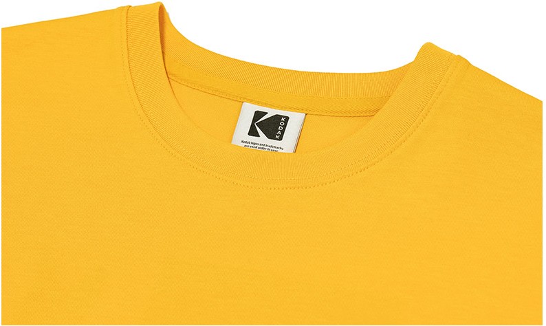 ★KODAK★ Cinekodak Garment Dying Short Sleeve T-shirt YELLO KODAK FILMS 80s Graphic Tee Shirt Short-Sleeve Unisex T