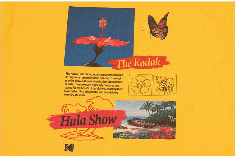 Kodak Apparel Unisex Hot Summer Graphic Short Sleeve Tee