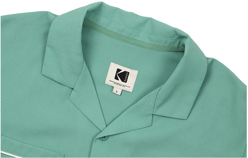 ★KODAK★ Summer Colorama Coolmax Short Sleeve T-shirt GREEN Kodak Apparel Hot Summer Crop Short Sleeve Tee Shirt Green