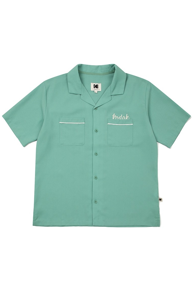 ★KODAK★ Summer Colorama Coolmax Short Sleeve T-shirt GREEN Kodak Apparel Unisex Hot Summer Coverup Graphic Short Sleeve