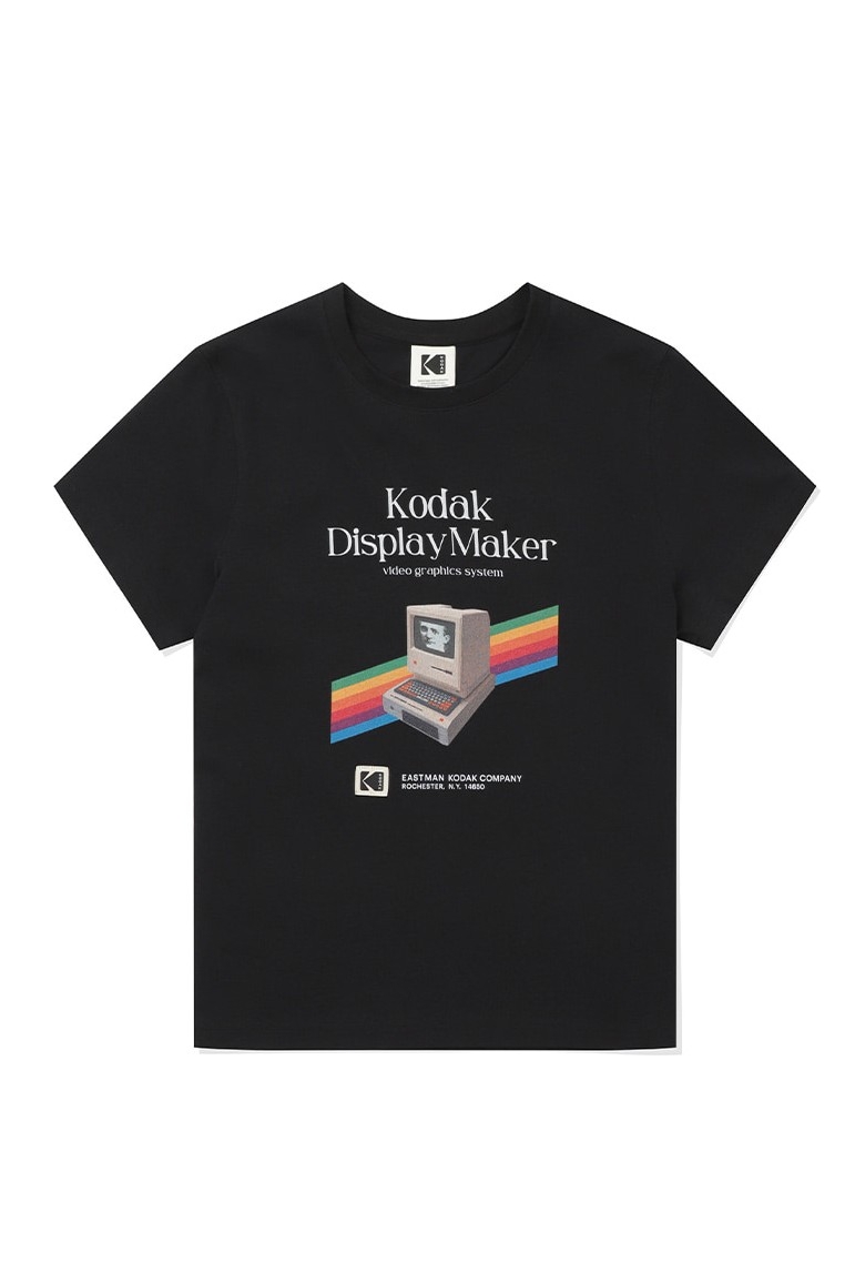 ★KODAK★ Digital Rainbow Graphic Slim Fit Short Sleeve T-Sh Kodak Apparel Digital Rainbow Graphic Slim Fit Short Sleeve