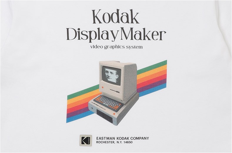 Kodak Apparel Digital Rainbow Graphic Slim Fit Short Sleeve