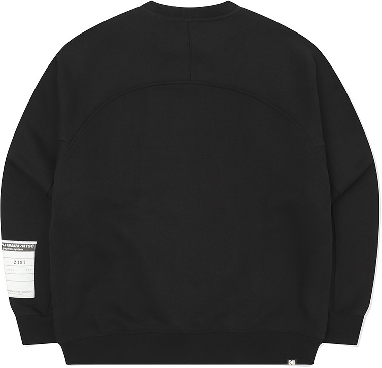 Kodak Apparel Unisex Digital Rainbow Sweatshirt Black