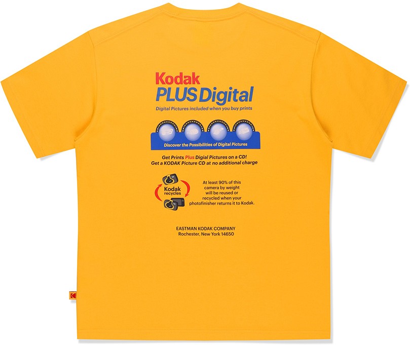 Kodak Apparel Unisex Back Mesh Big Wording Logo Short Sleeve