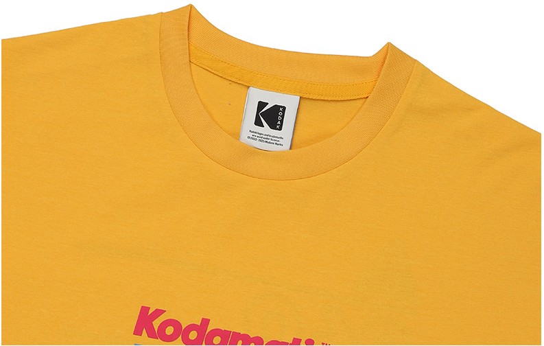 ★KODAK★ Summer Back Graphic Sorona Short Sleeve T-shirt SB Kodak Apparel Unisex Sorona Rainbow Logo Short Sleeve Tee