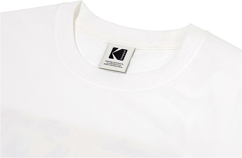 ★KODAK★ Graphic Askin Short Sleeve T-shirt WHITE MELANGE Kodak Apparel Unisex Sorona Kodamatic Short Sleeve Tee Shirt