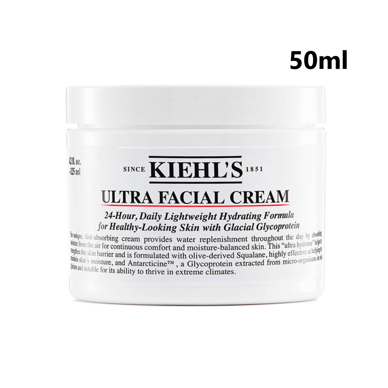 Kiehl's Ultra Facial Cream for Unisex, 1.7 Oz