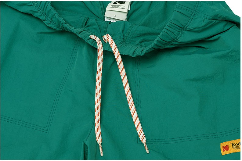 Kodak Apparel Unisex Trip Basic Shorts Green | Flat Front